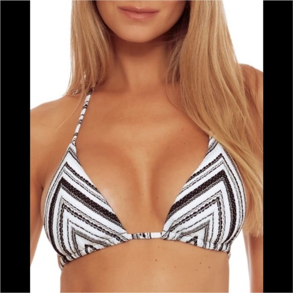 BECCA Symphony Cheryl Triangle top size D Emily Side tie hipster size small - Picture 3 of 14